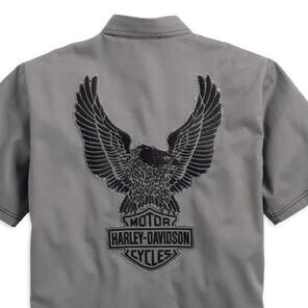 NWT men’s Harley Davidson button down, size 4XL